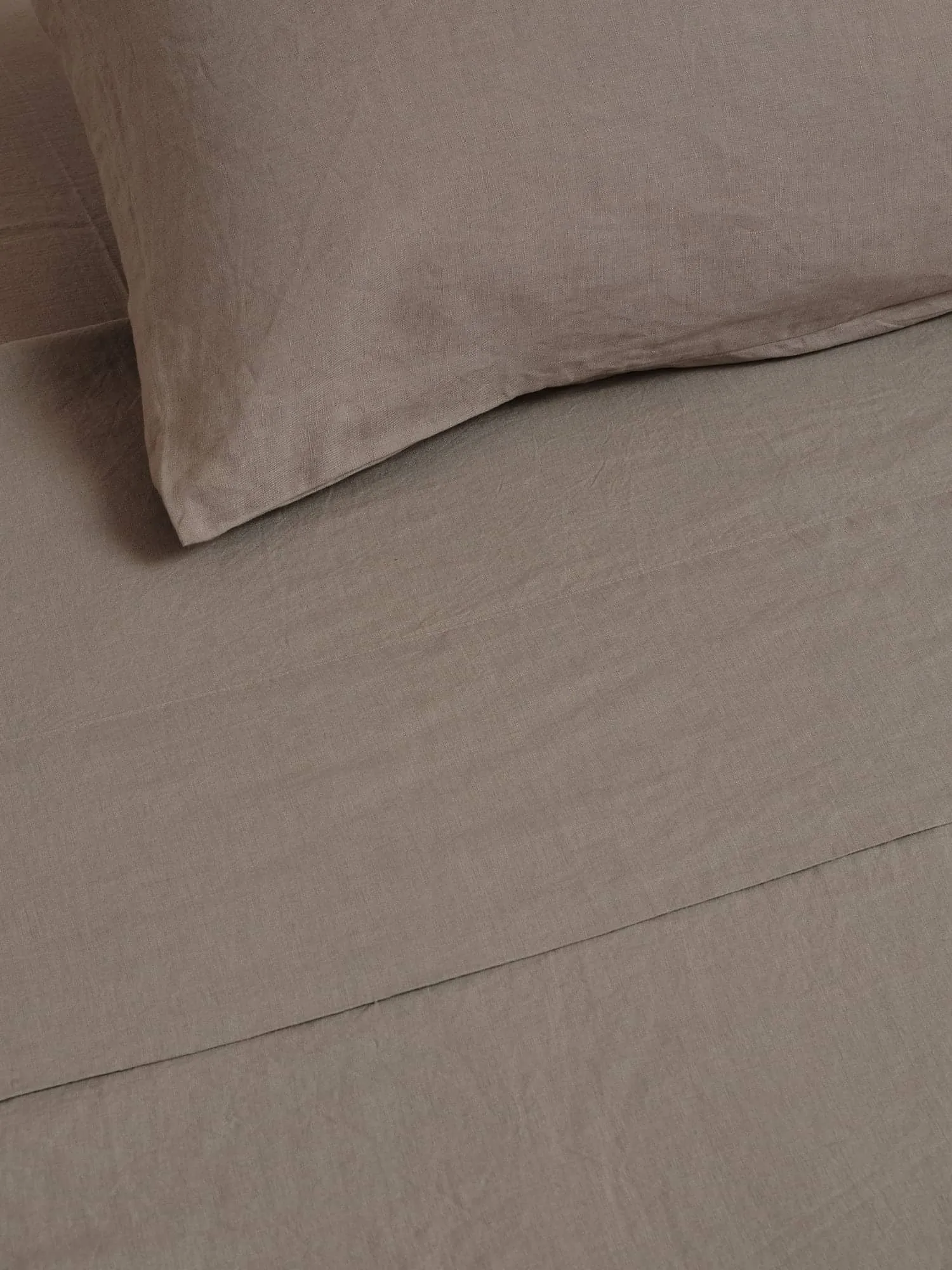 100% Linen Duvet Set in Storm