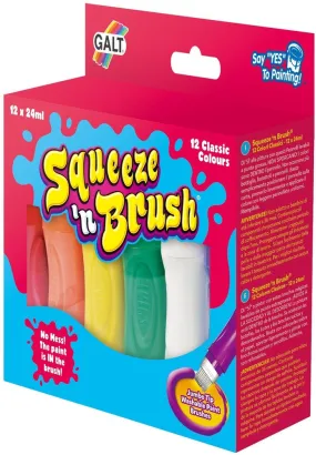 12 Classic Colours Squeeze N Brush