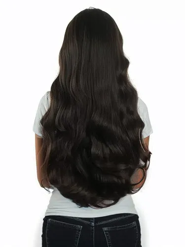 #1B Natural Black/Brown｜Luxury Russian Remy Human Hair, Double Drawn, Tape Extensions