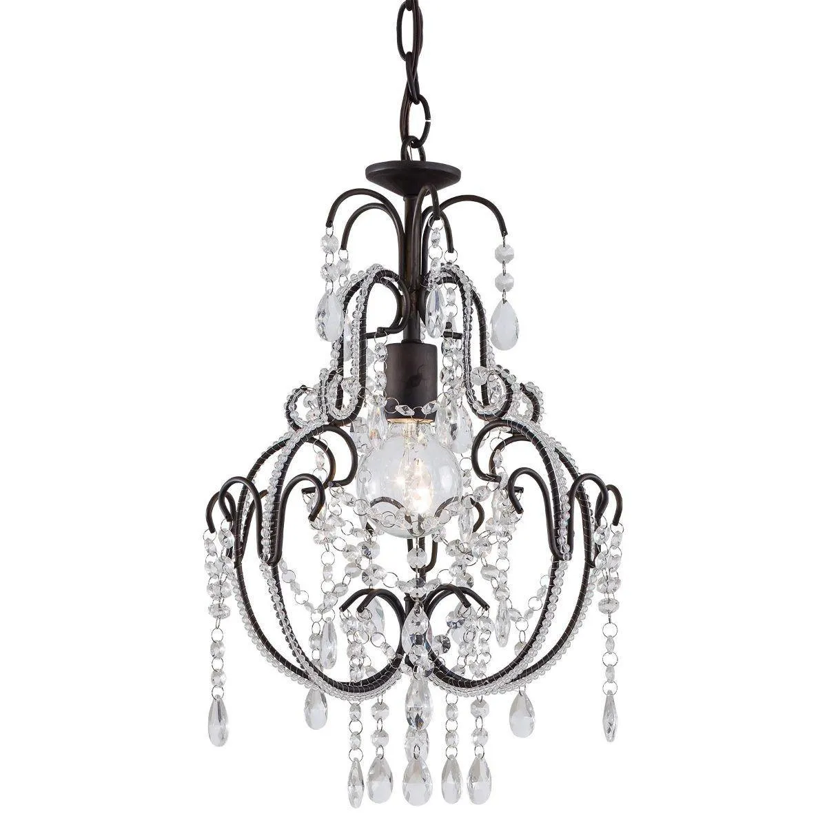 20 in. Chandelier Bronze finish