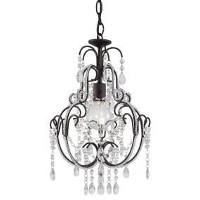 20 in. Chandelier Bronze finish