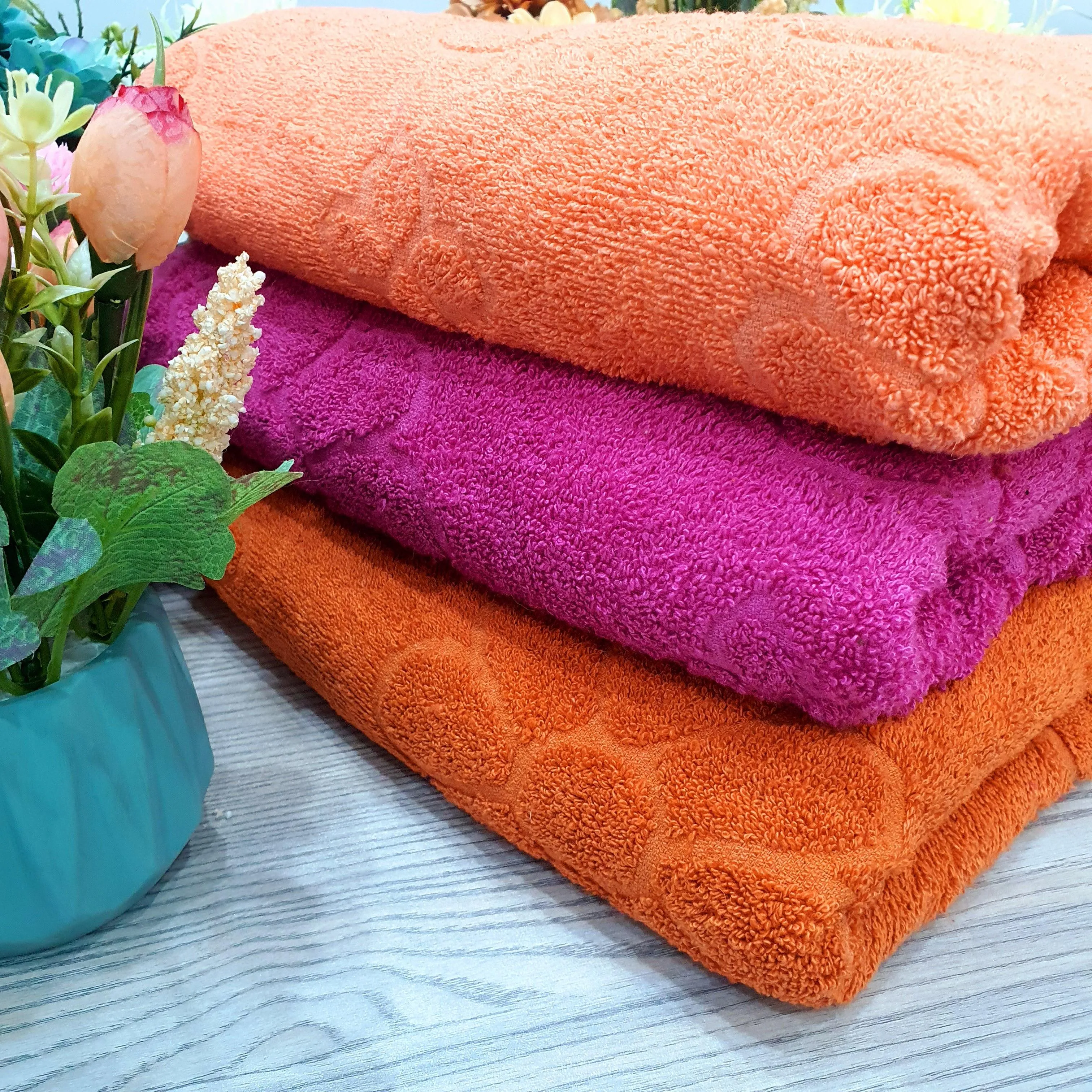 3 Jacquard Hand Towel Bundle - Medium Size