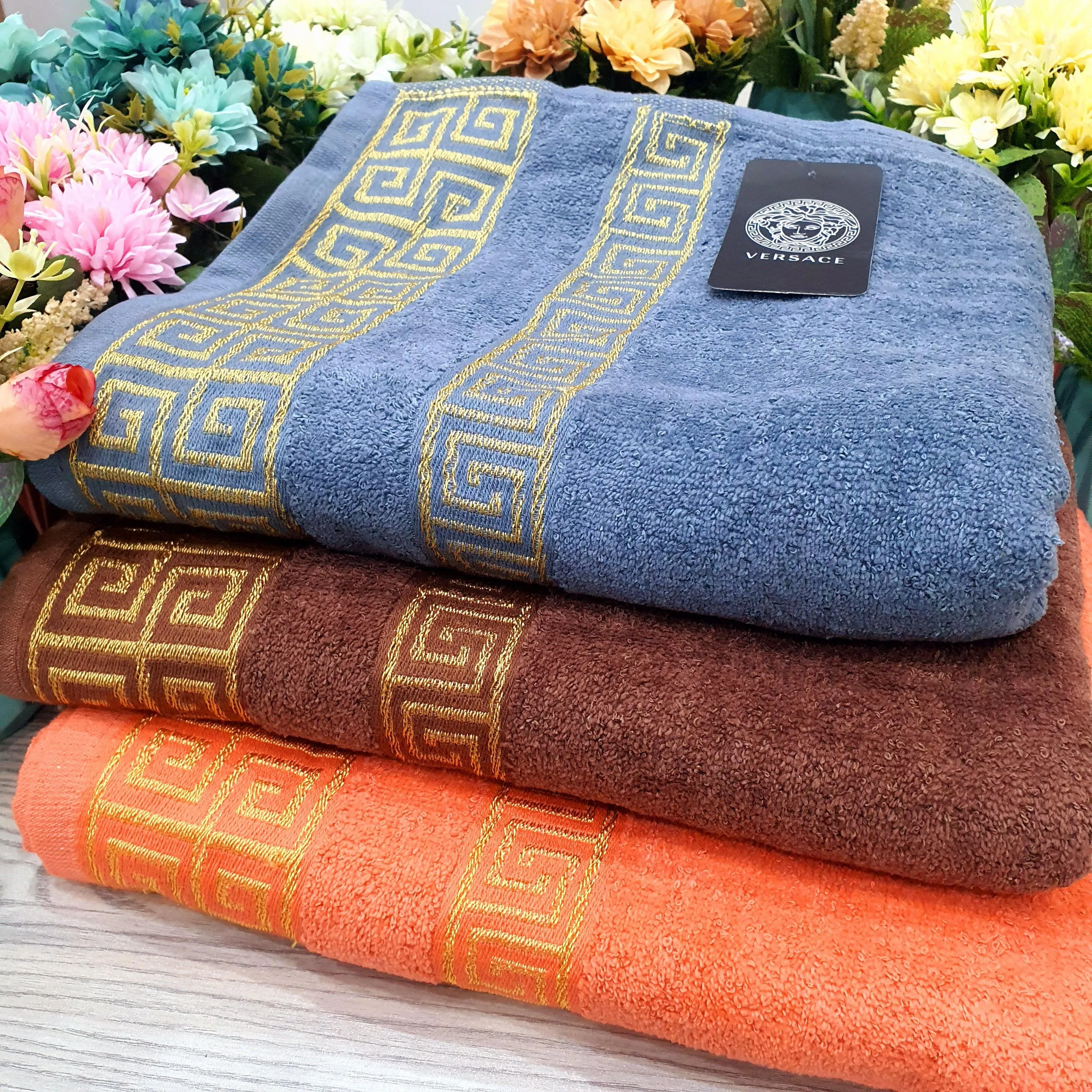 3 Medium Size Towels Bundle- Versage Design