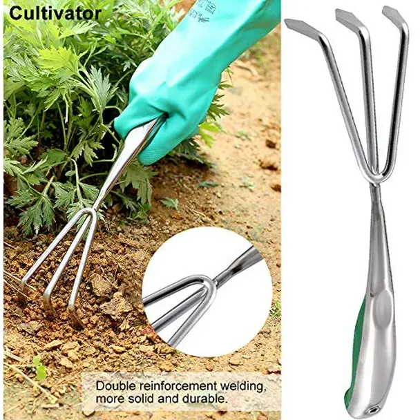 3 Pcs Of Stainless Steel Heavy Duty Gardening Kit