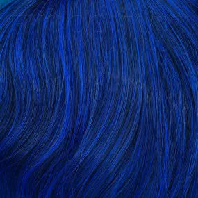 35" Weft Extension - Blue Black Fusion