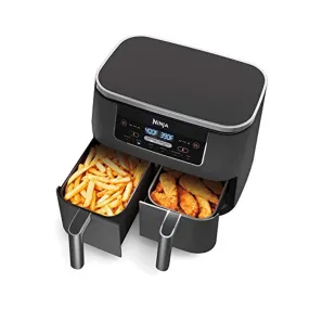 6-in-1 2-Basket Air Fryer with DualZone Technology, 8-Quart Capacity