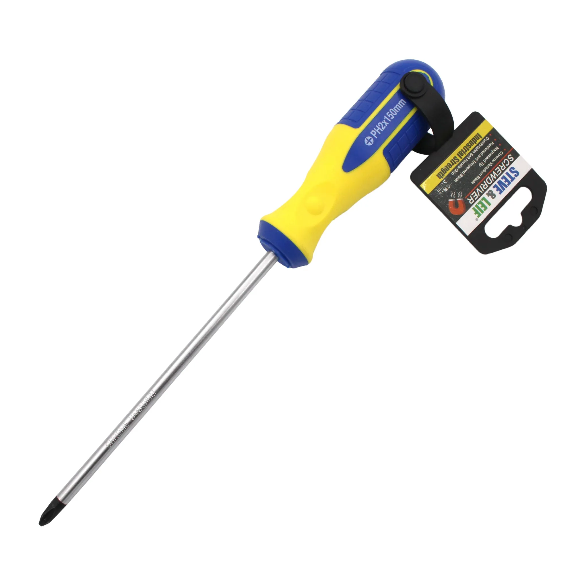 6 inch Yellow/Blue Phillips Screwdriver (6x150mm)