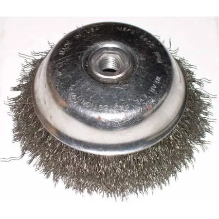 6 x 5/8-11 Crimp Wire Cup Brush