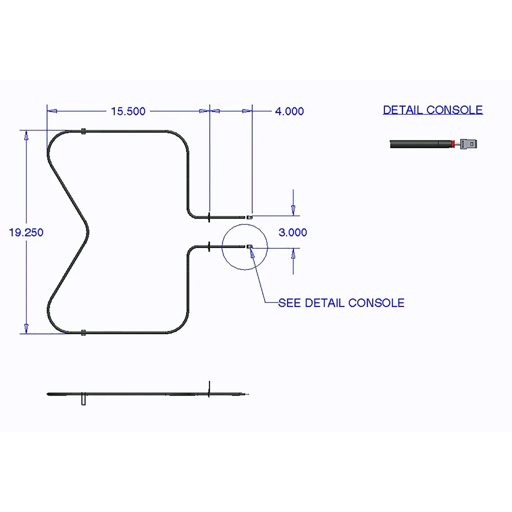 7509 Bake Element Whirlpool Brands 2500 1875W 250 208V