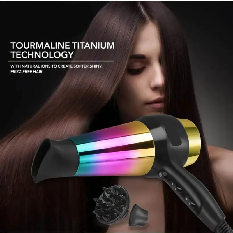 8000W Quick-Drying Portable Travel Metal Hair Dryer En-8896C