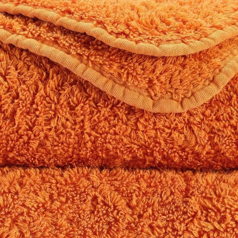 Abyss Super Pile Euro Guest Towel 17X24 Tangerine 614