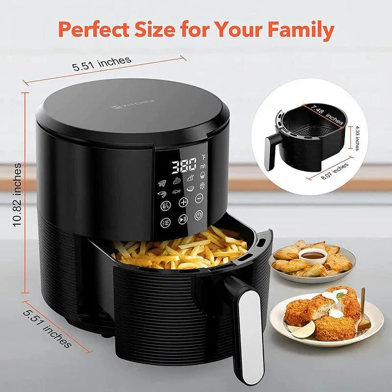 Air Fryer KAF3003 with LED Digital Display, Temperature Control, 8 Preset Cooking Modes