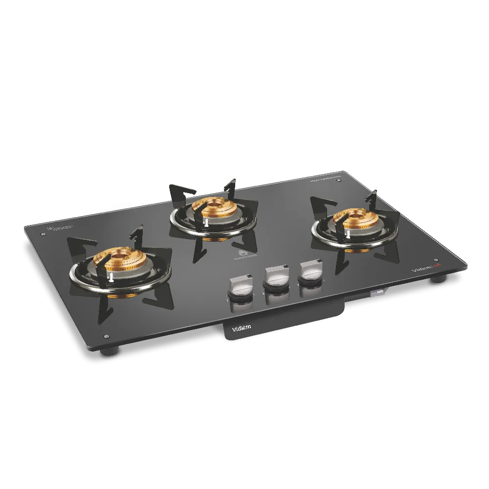 Air Hob 3 Burner Auto Ignition