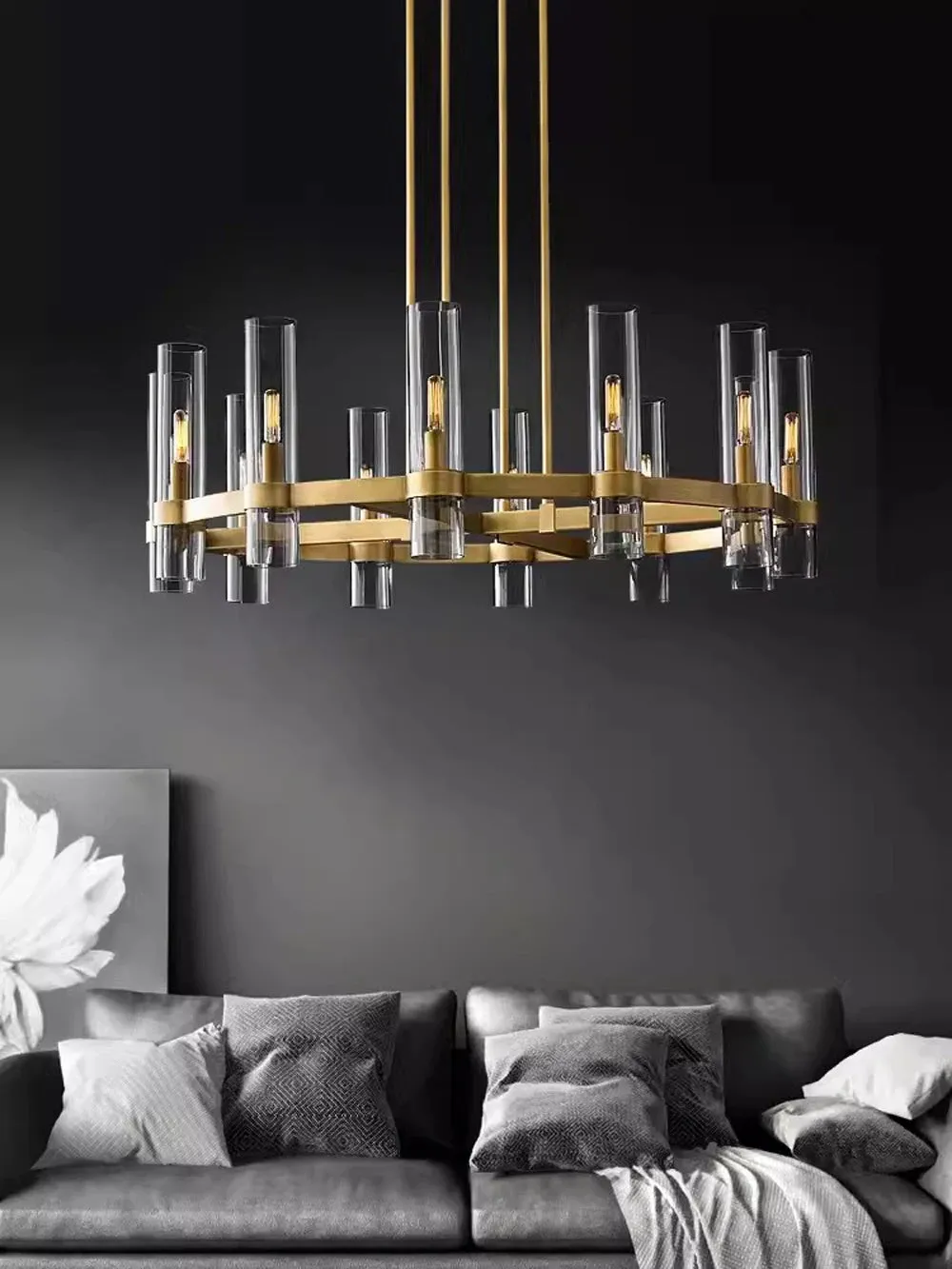 Akolia Ravelle Vintage American Series LED Wall / Hanging Chandelier