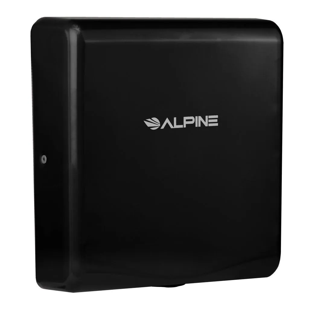 Alpine ALP405-10-BLA Willow High Speed Commercial Hand Dryer, 120V, Black