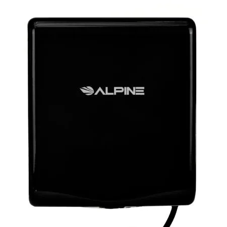 Alpine ALP405-10-BLA Willow High Speed Commercial Hand Dryer, 120V, Black