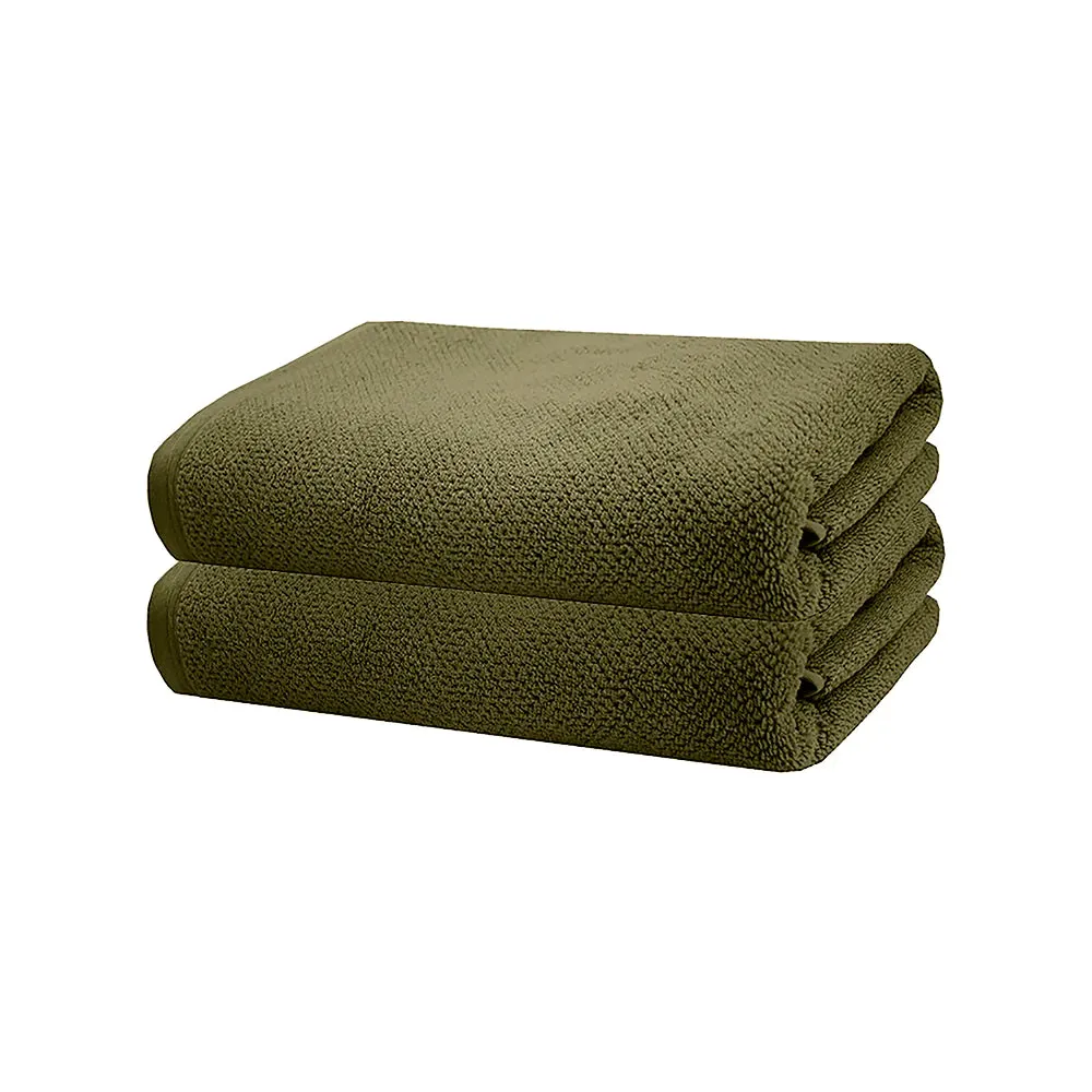 Angove OLIVE Bath Towel 2 Pack by Bambury