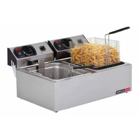 ANVIL ELECTRIC DOUBLE TANK DEEP FRYER FFA2002