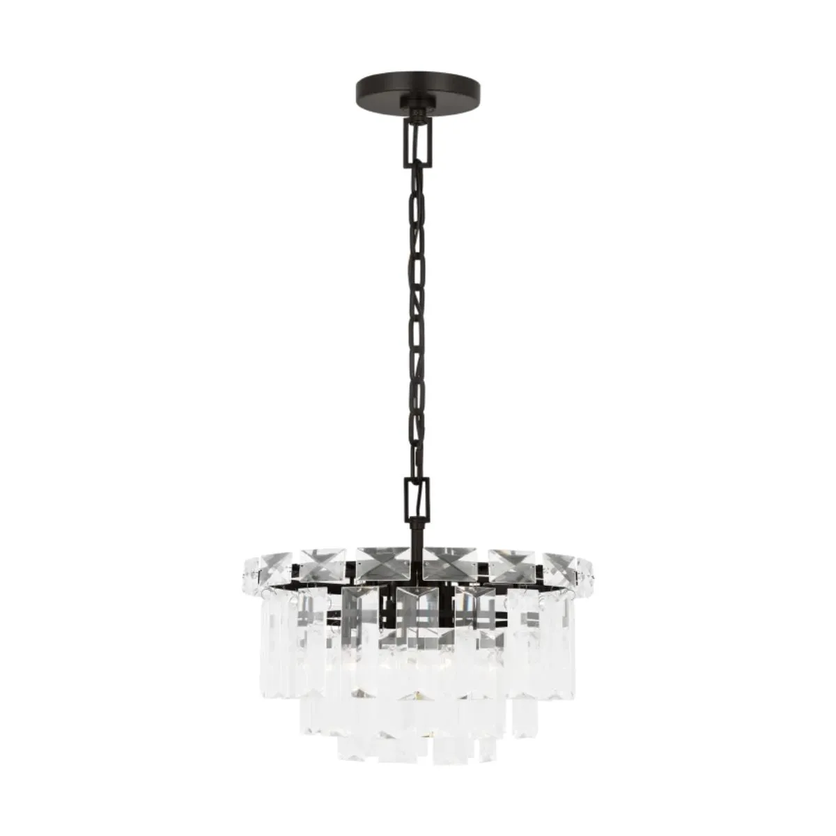 Arden 16 in. 4 lights Chandelier Iron finish