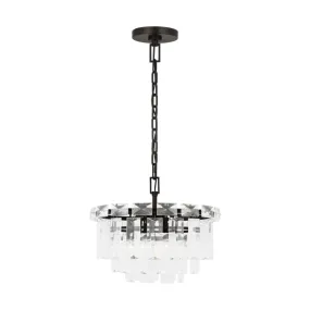 Arden 16 in. 4 lights Chandelier Iron finish