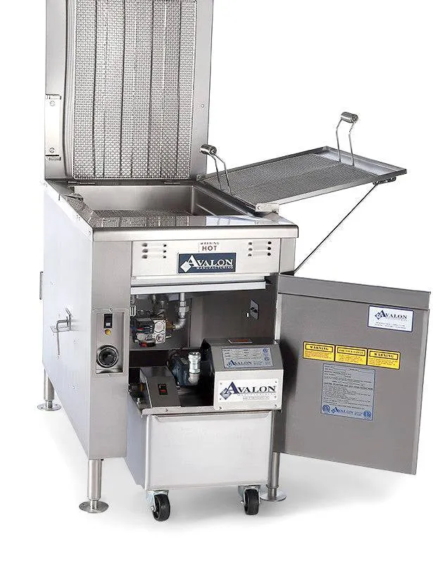 Avalon Donut Fryer  20" x 20", Propane, Standing Pilot, Right Side Drain Board with Sub-merger  (ADF20-G-P)