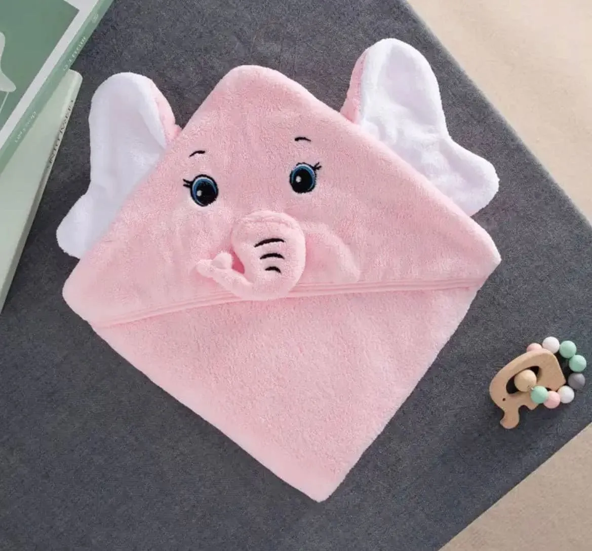 Baby Ears Hooded Bath Towel