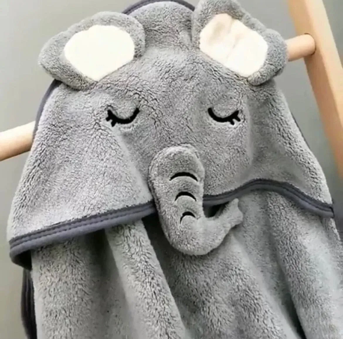 Baby Ears Hooded Bath Towel