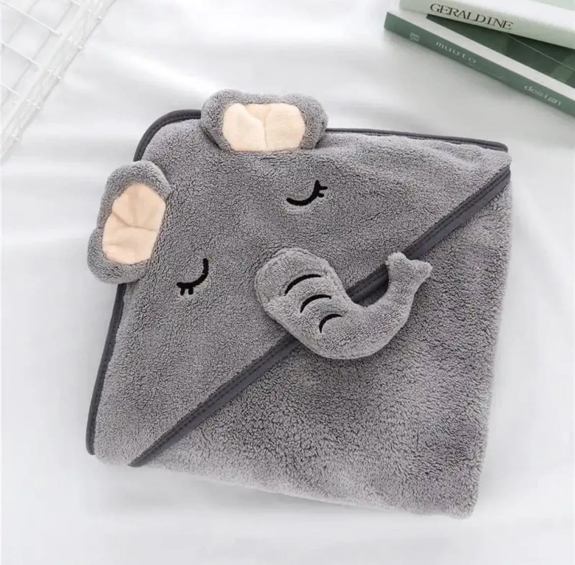 Baby Ears Hooded Bath Towel