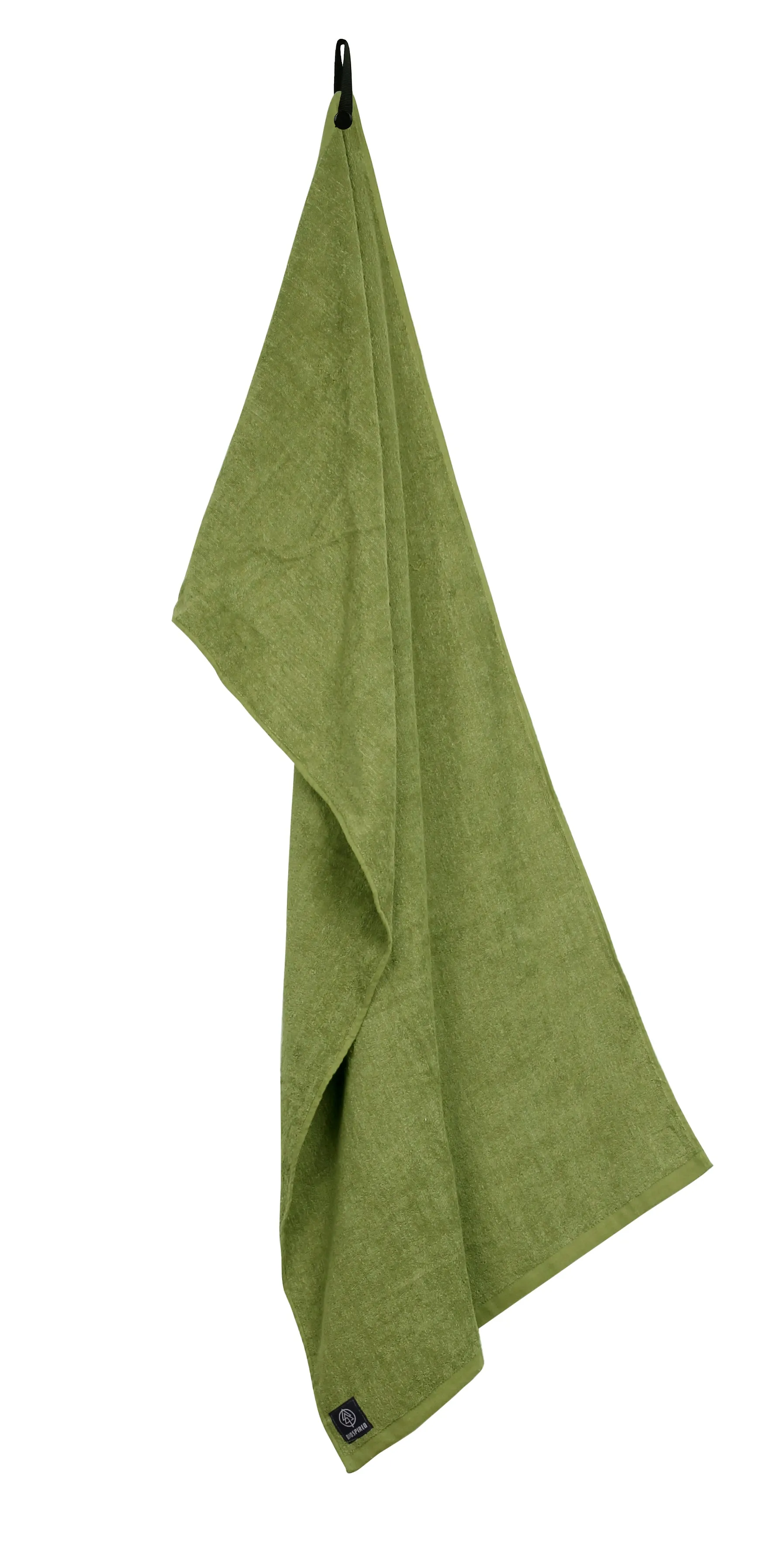 Biospired Homebound Workout Towel with Everplush, Camo Green XL