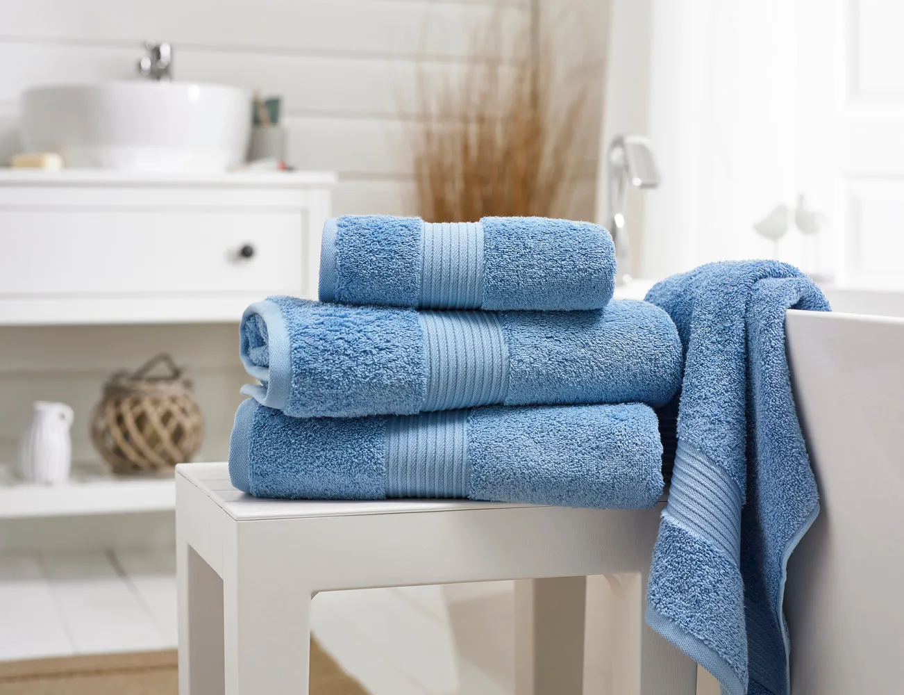 Bliss Pima Supersoft Fluffy Cotton 650gsm Towels