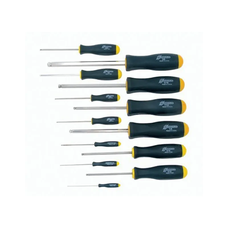 Bondhus 16637 Ball End Screwdriver Set, 13 Piece