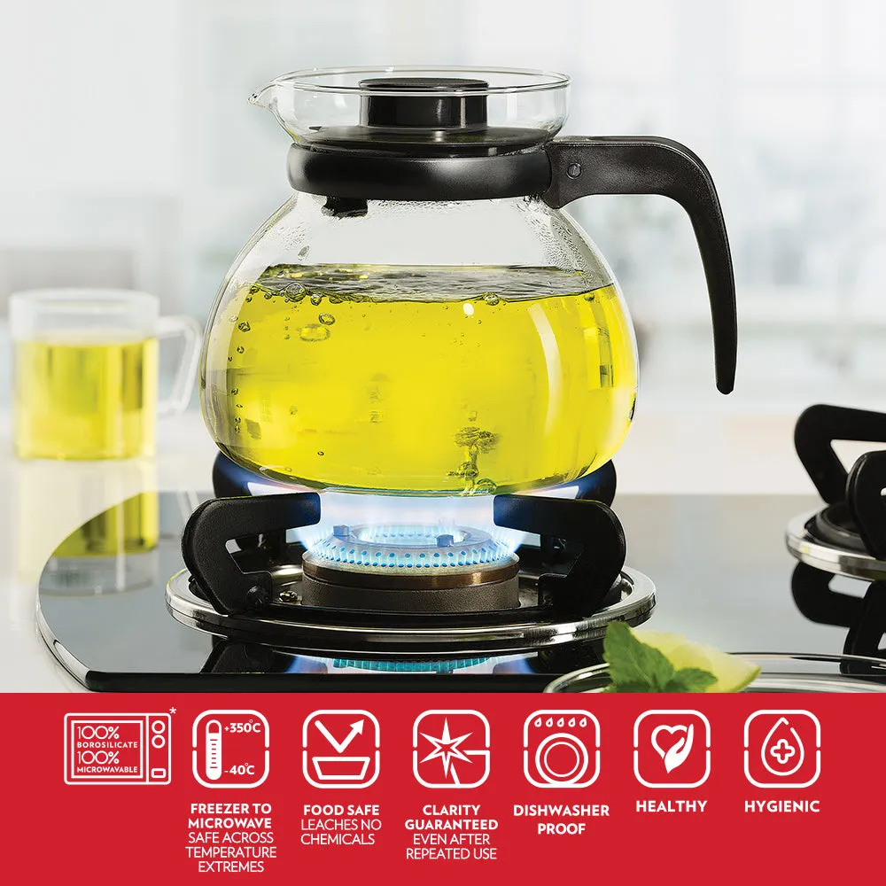 Borosil Carafe w Inbuilt Strainer