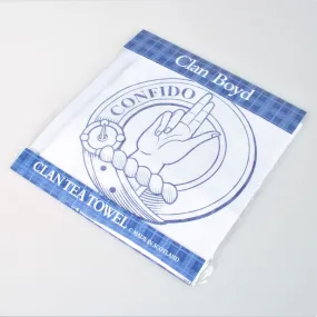 Boyd Clan Crest Tea Towel (To Clear)