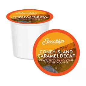 Brooklyn Beans Coney Island Caramel Decaf Single Serve Coffee, 40 Pack