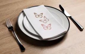 Butterfly Trio - Printed Guest Towel