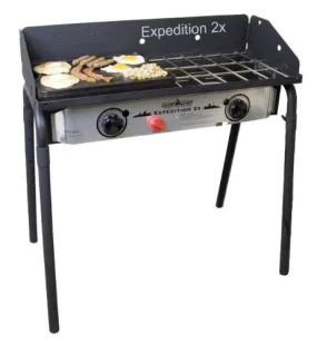 Camp Chef Expedition 2 Stove with BONUS Cast Iron Griddle