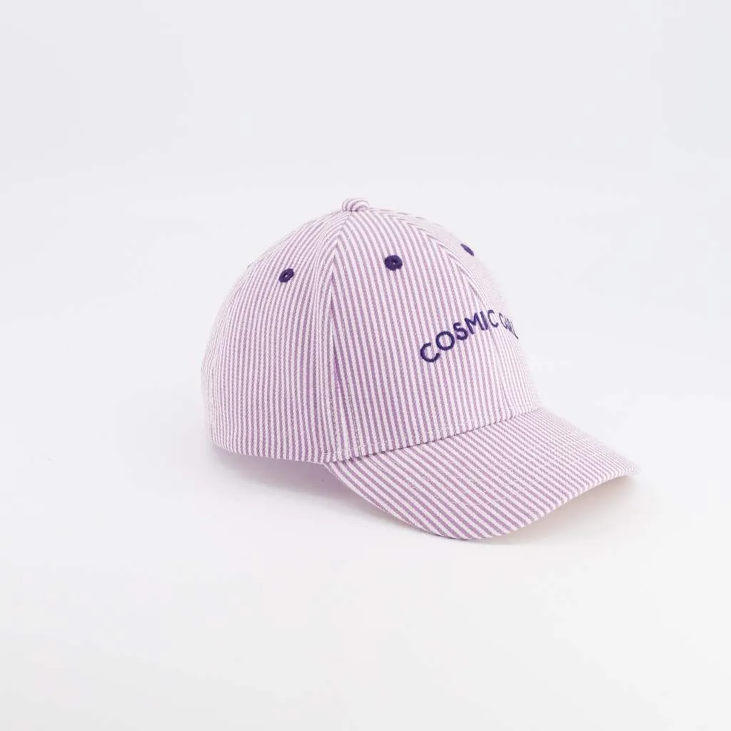 Cap "Cosmic Girl" Purple Stripe - Kids & Adult - مستلزمات