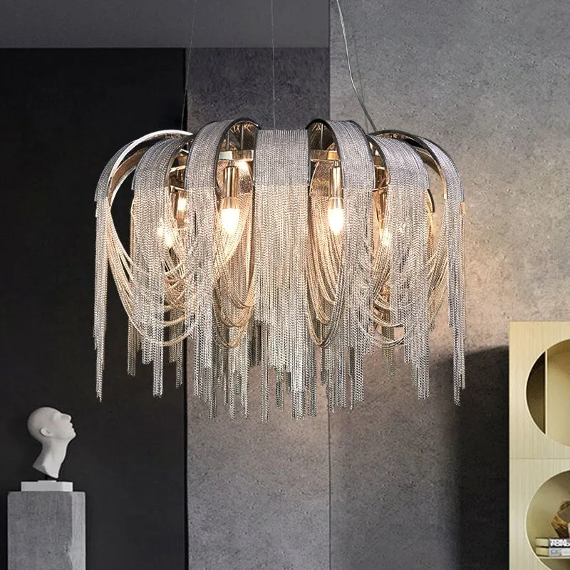 Chain Chandelier: Elegant Lighting Fixture for Modern Spaces