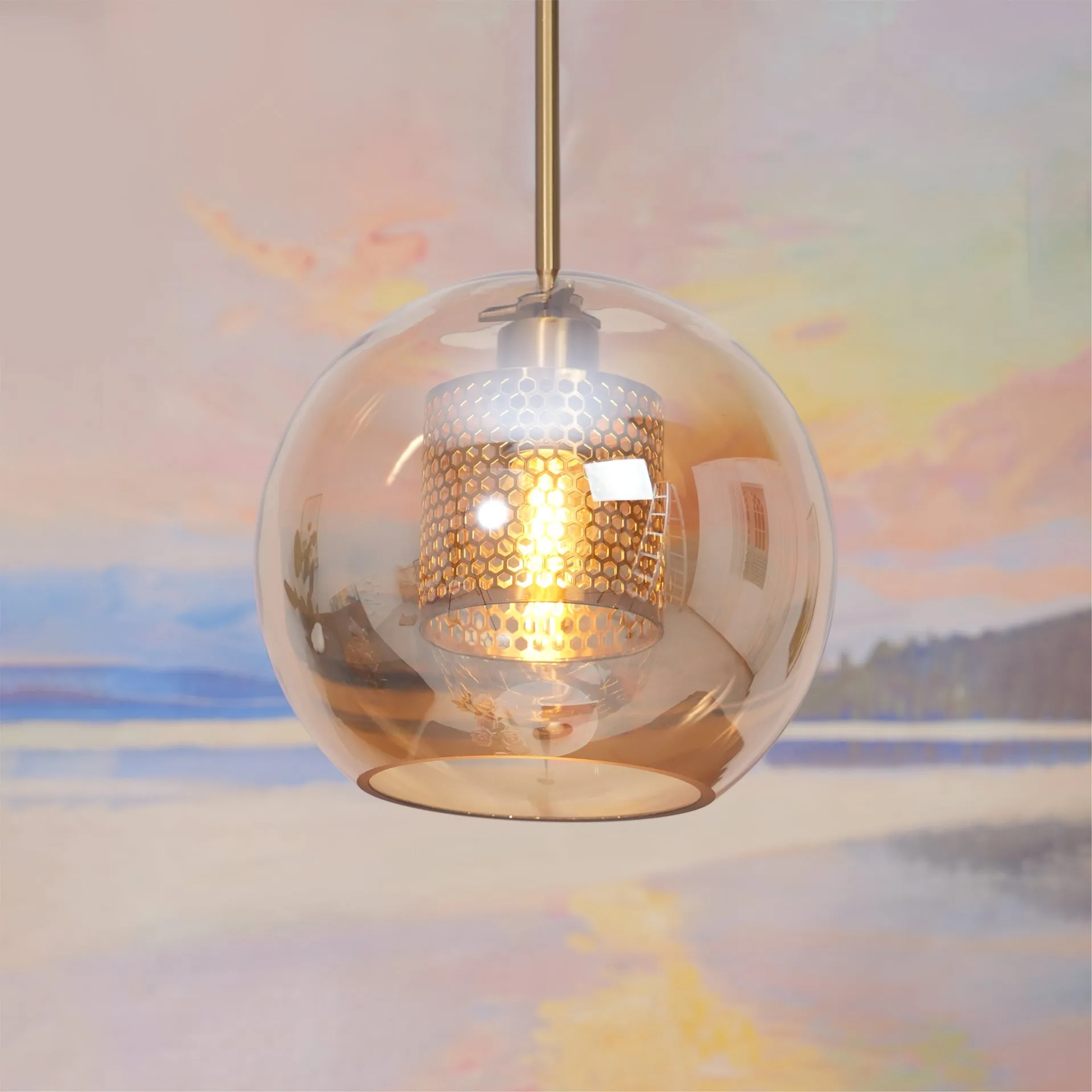 Chiswick Glass Pendant Light