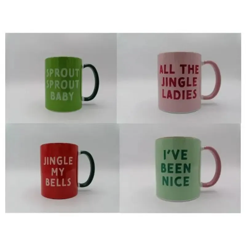 Christmas Festive Mugs - 4 Designs Available