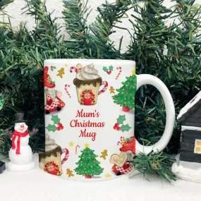 Christmas Gonk Mug Personalised Hot Chocolate, Christmas Eve Box Stocking Filler