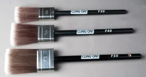 Cling On! F-Series Flat Brushes