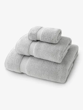 Cloud Gray Supima Cotton Bath Towel Set