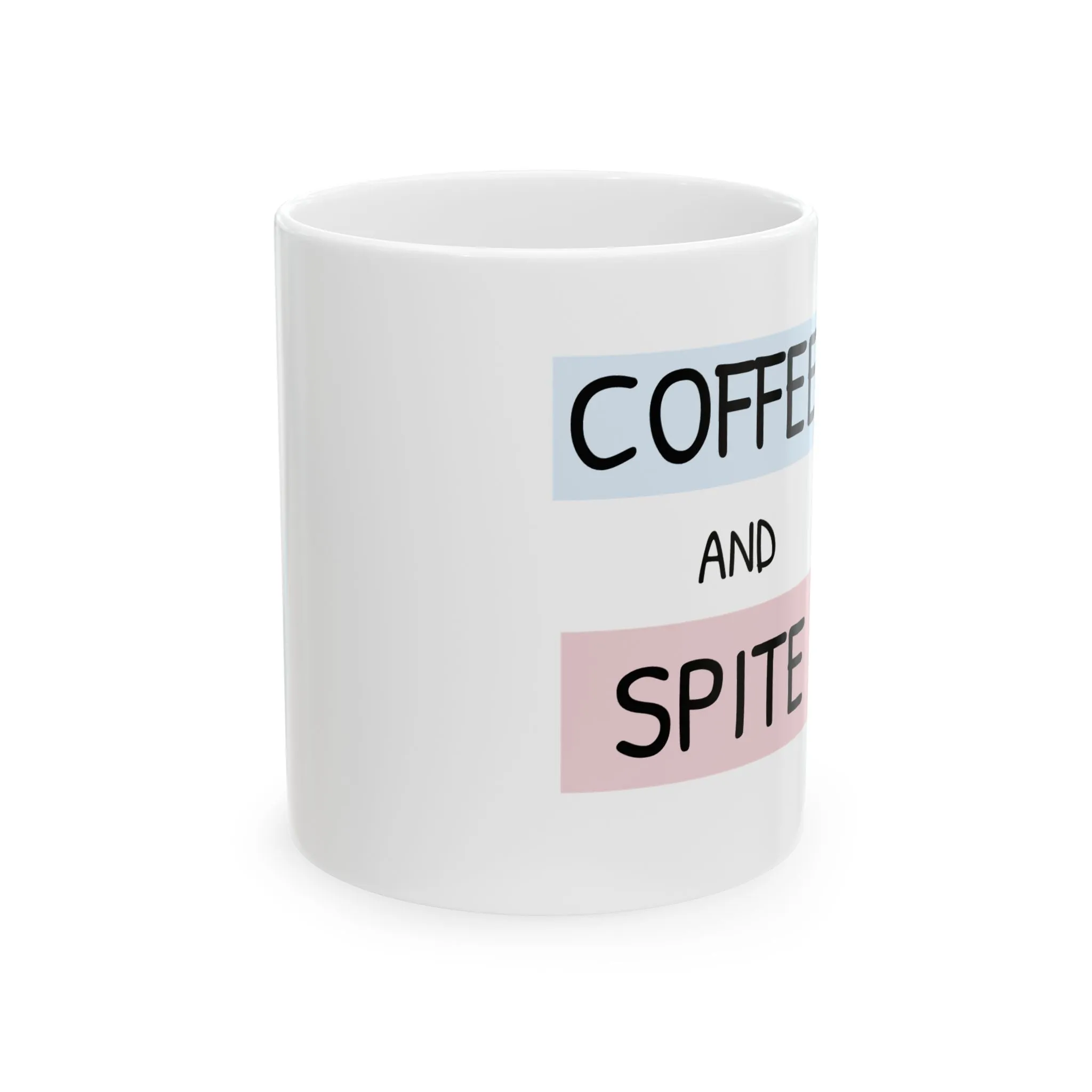 Coffee and Spite Ceramic Mug | Fun 11oz Cups for Sassy Coffee Lovers