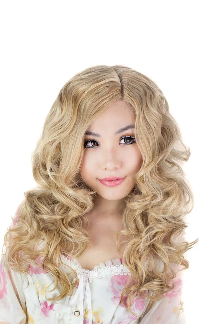 Cosplay 22" Blonde Mix Lace Front Wig