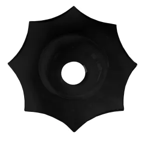 Crystal Bobeche 4 5/8 inches Black with 30mm Center Hole