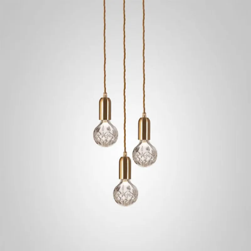 Crystal Bulb Pendant Light