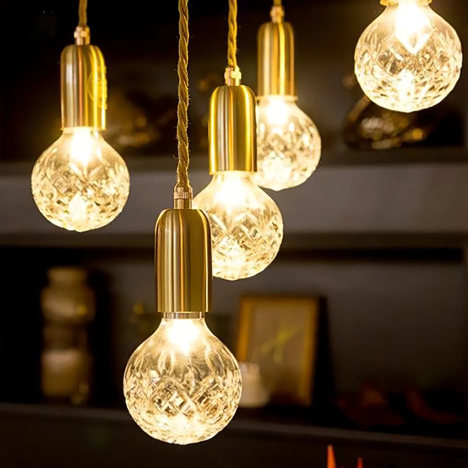 Crystal Bulb Pendant Light