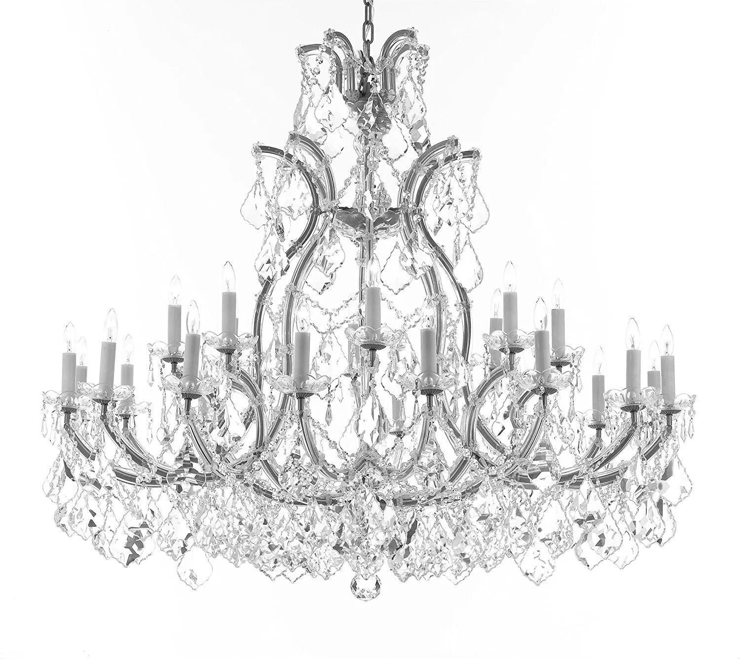 Crystal Chandelier Lighting Chandeliers H41"XW46" Great for the Foyer, Entry Way, Living Room, Family Room and More - A83-B62/CS/52/2MT/24 1