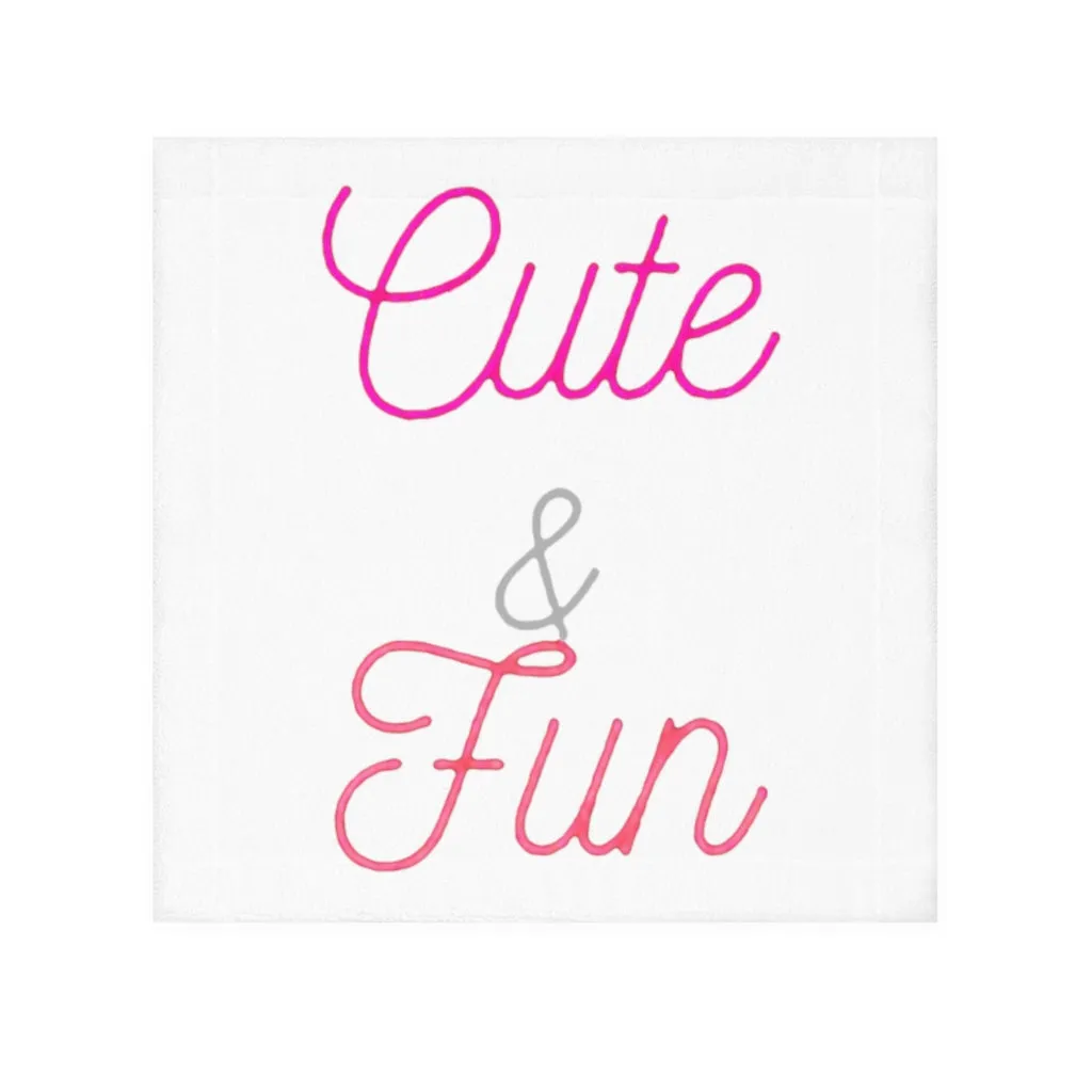 Cute and Fun Face Towel